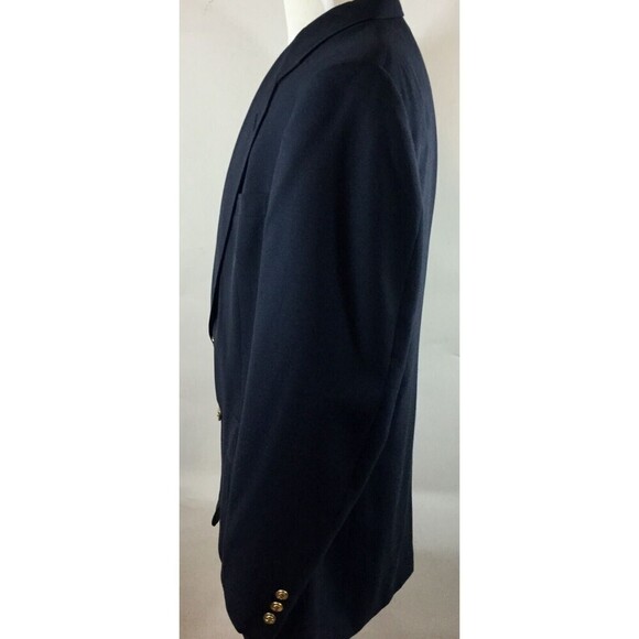 Hart Schaffner‎ Marx Blazer Jacket Jack Nicklaus Blue Navy Sport 42 Gold Buttons - Picture 5 of 11